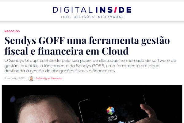 Sendys GOFF, uma ferramenta de gestão fiscal e financeira em Cloud